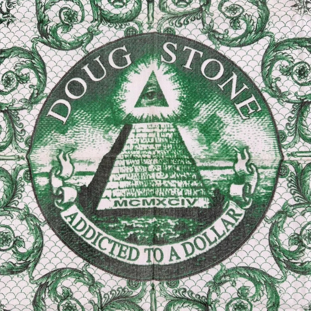 Vintage Doug Stone Addicted To A Dollar Country Music Bandana Scarf 21